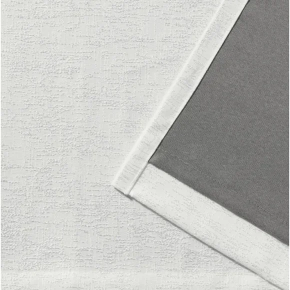 NWOT Exclusive Home Curtains Winter White Thermal Blackout 52" W x 108" L SET - Picture 2 of 8